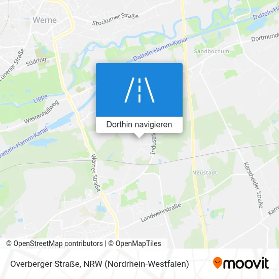 Overberger Straße Karte