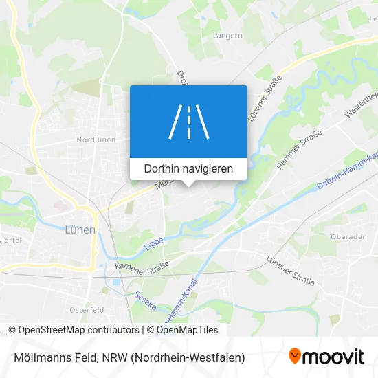 Möllmanns Feld Karte