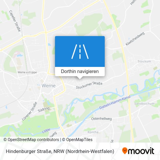 Hindenburger Straße Karte