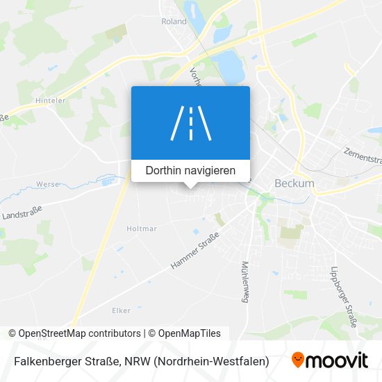 Falkenberger Straße Karte
