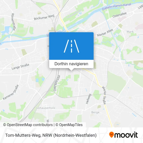 Tom-Mutters-Weg Karte