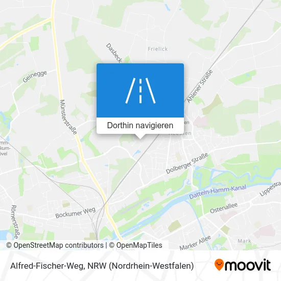 Alfred-Fischer-Weg Karte