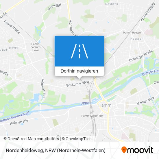 Nordenheideweg Karte