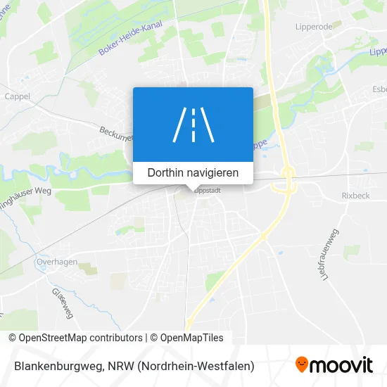Blankenburgweg Karte