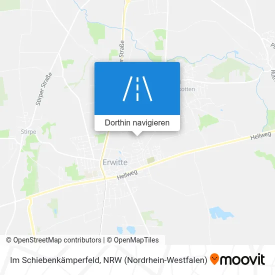 Im Schiebenkämperfeld Karte