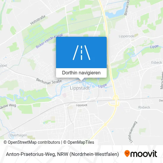 Anton-Praetorius-Weg Karte