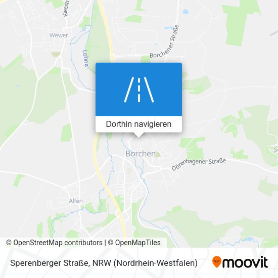 Sperenberger Straße Karte