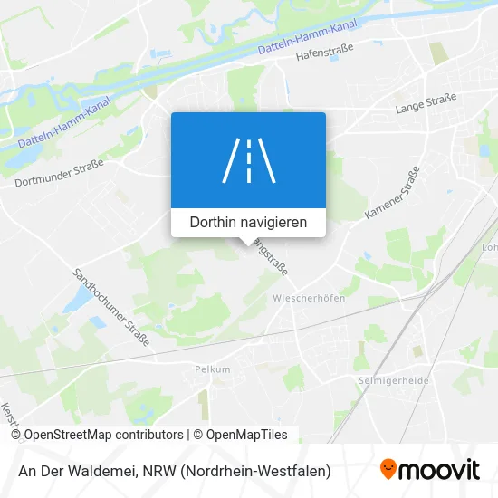 An Der Waldemei Karte