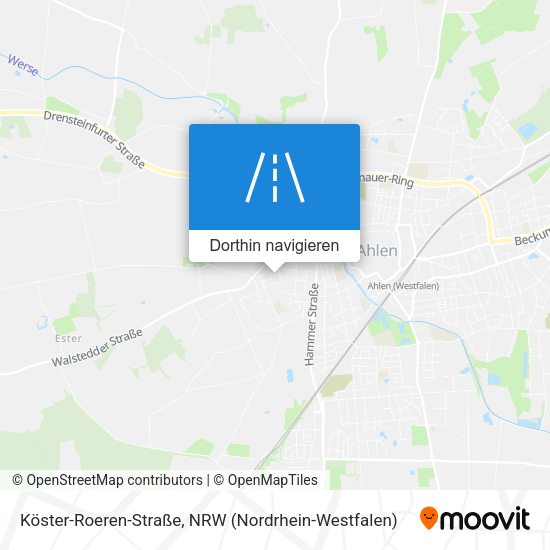 Köster-Roeren-Straße Karte