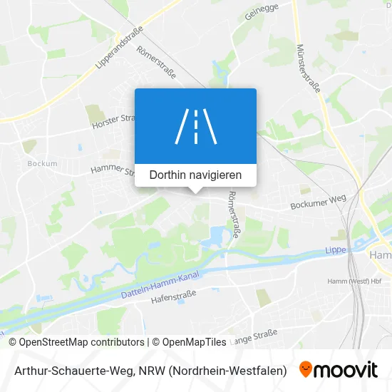 Arthur-Schauerte-Weg Karte