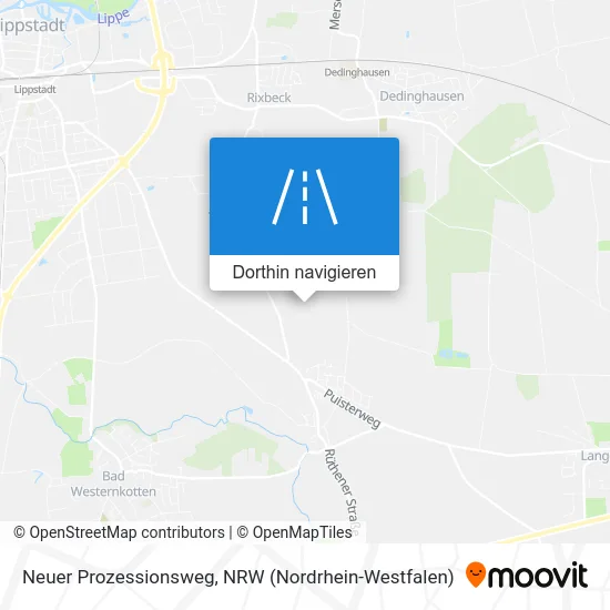 Neuer Prozessionsweg Karte