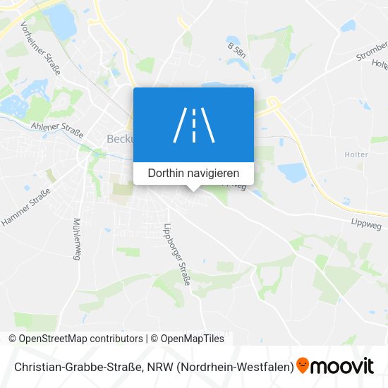 Christian-Grabbe-Straße Karte