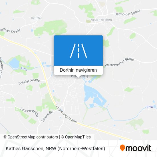 Käthes Gässchen Karte