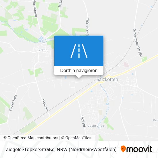 Ziegelei-Töpker-Straße Karte