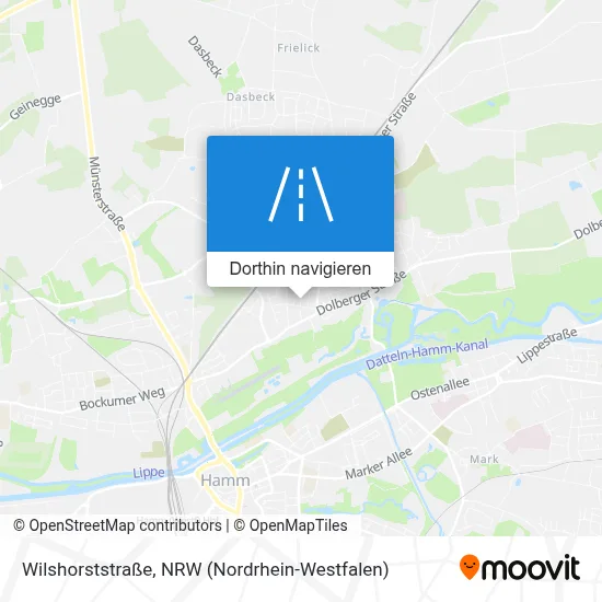 Wilshorststraße Karte