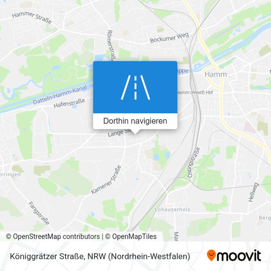 Königgrätzer Straße Karte