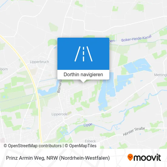 Prinz Armin Weg Karte