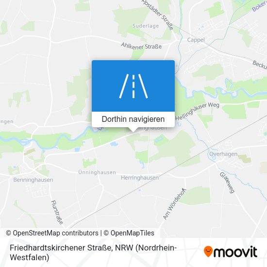 Friedhardtskirchener Straße Karte
