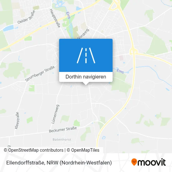 Ellendorffstraße Karte