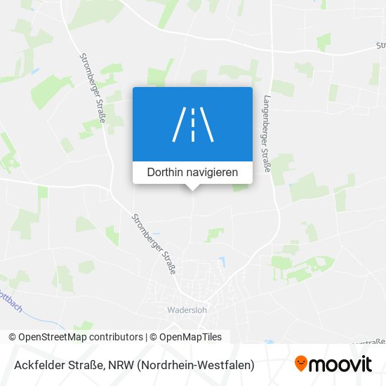 Ackfelder Straße Karte