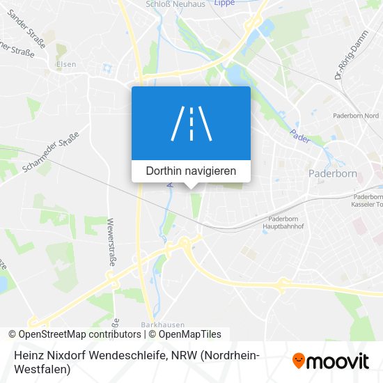 Heinz Nixdorf Wendeschleife Karte