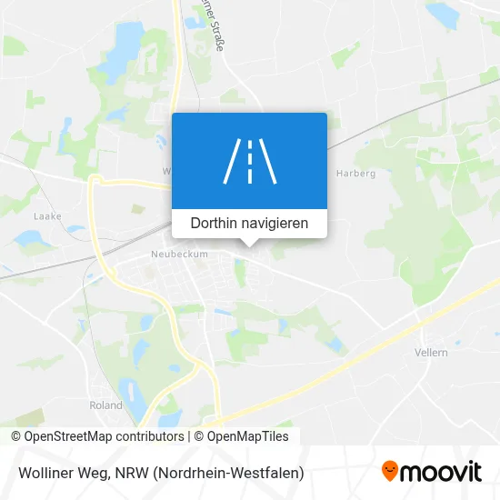 Wolliner Weg Karte