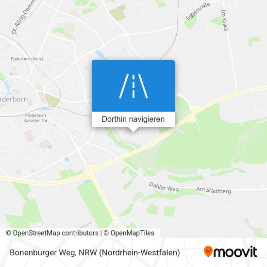 Bonenburger Weg Karte