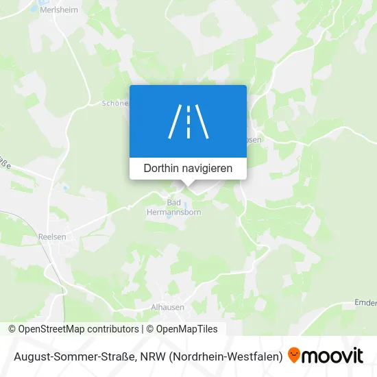 August-Sommer-Straße Karte