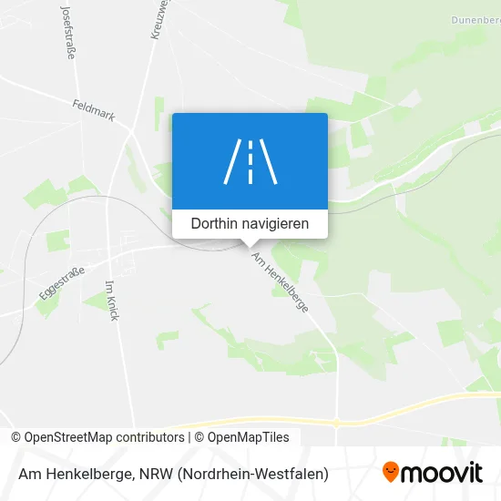 Am Henkelberge Karte