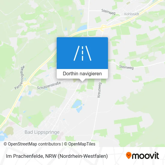 Im Prachenfelde Karte