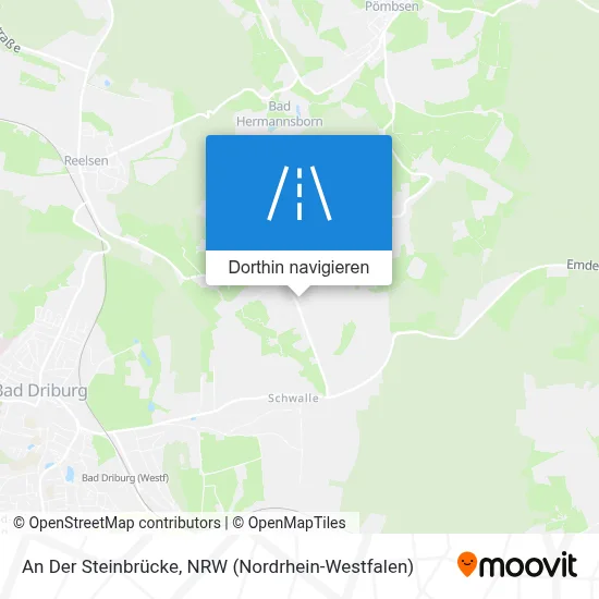 An Der Steinbrücke Karte