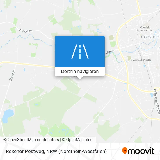 Rekener Postweg Karte