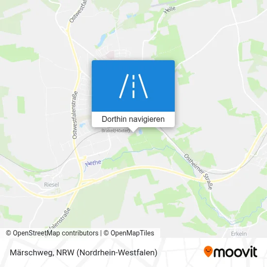 Märschweg Karte