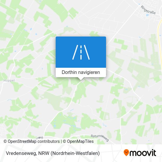 Vredenseweg Karte