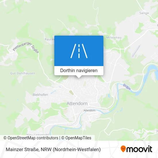 Mainzer Straße Karte