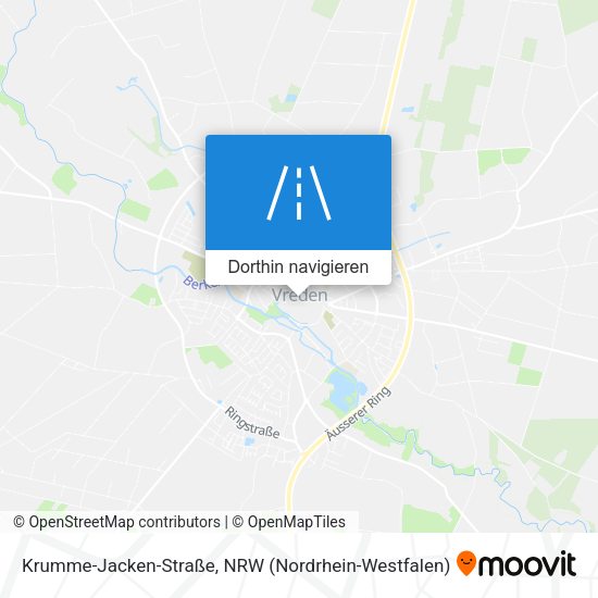 Krumme-Jacken-Straße Karte