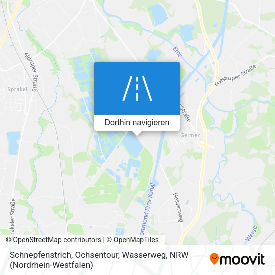 Schnepfenstrich, Ochsentour, Wasserweg Karte