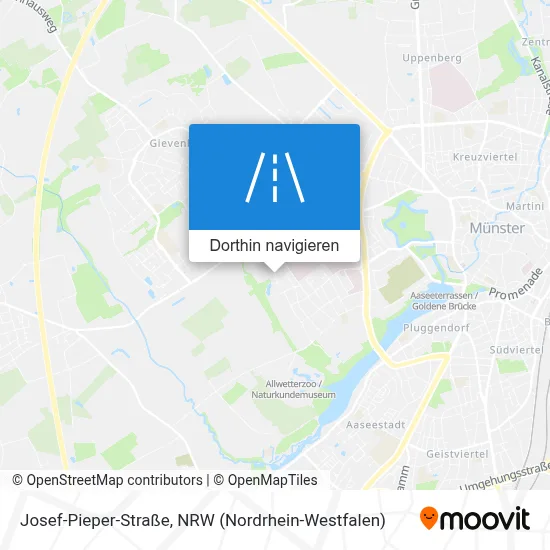 Josef-Pieper-Straße Karte