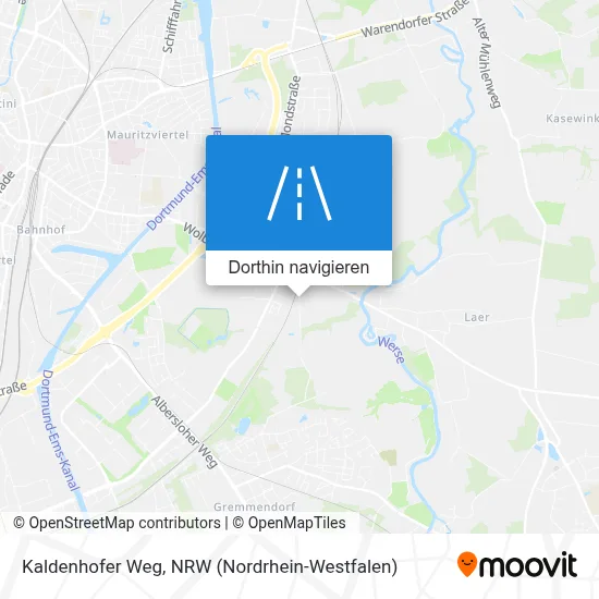 Kaldenhofer Weg Karte