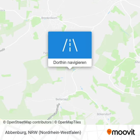 Abbenburg Karte