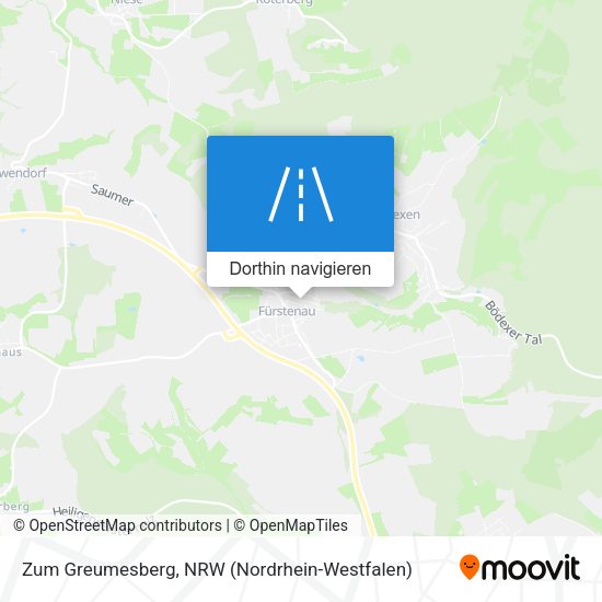 Zum Greumesberg Karte