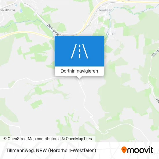 Tillmannweg Karte