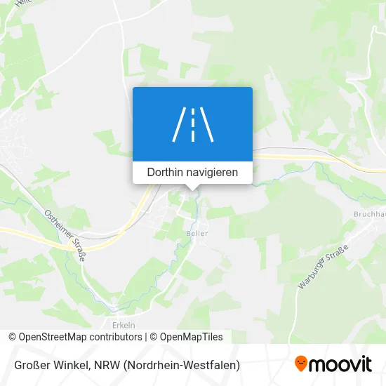 Großer Winkel Karte