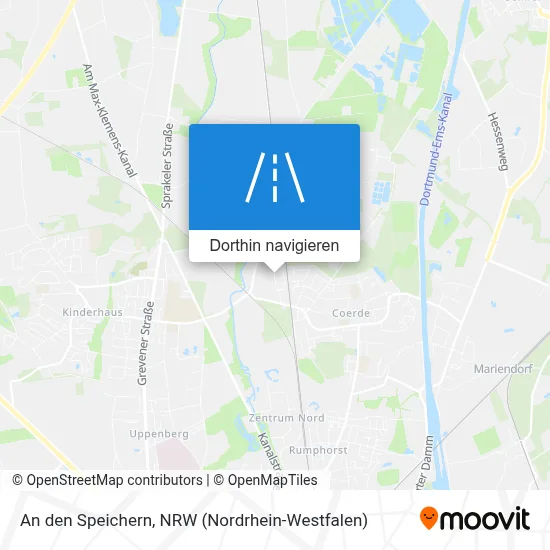 An den Speichern Karte