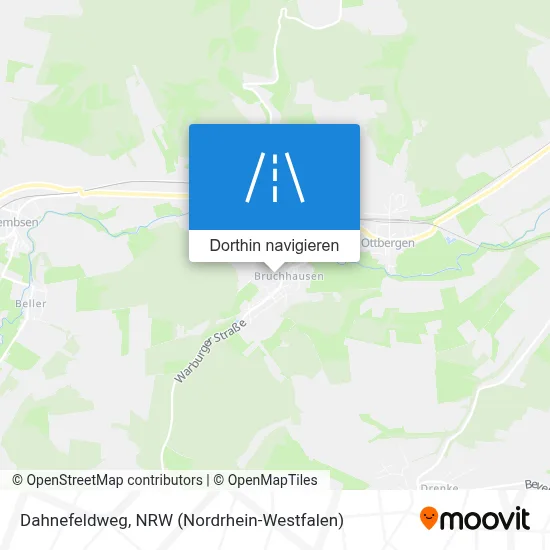 Dahnefeldweg Karte