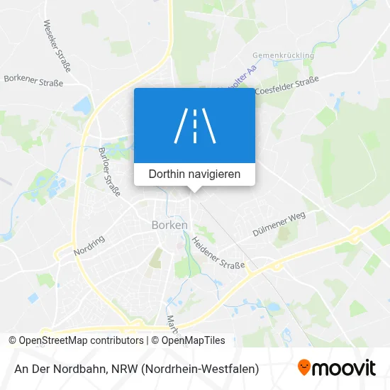 An Der Nordbahn Karte
