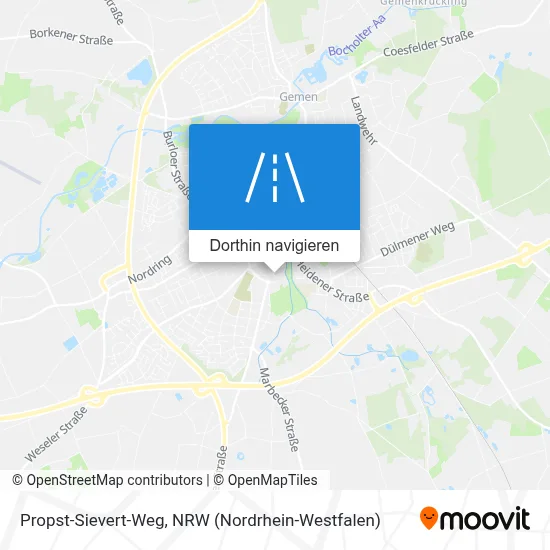 Propst-Sievert-Weg Karte