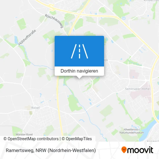 Ramertsweg Karte