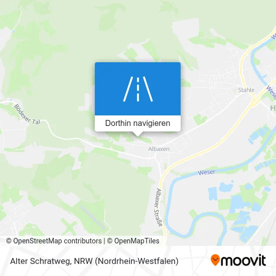 Alter Schratweg Karte