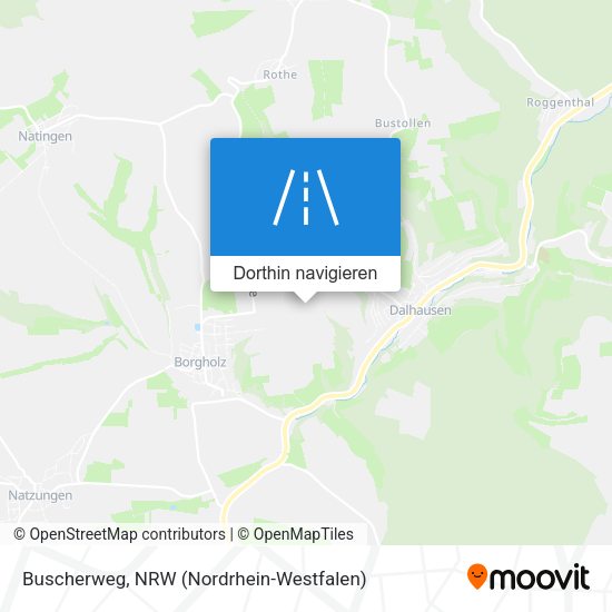 Buscherweg Karte